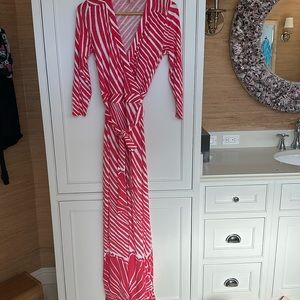 Lily Pulitzer wrap maxi dress